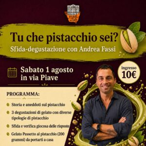 Tu che pistacchio sei? Sfida-degustazione con Andrea Fassi