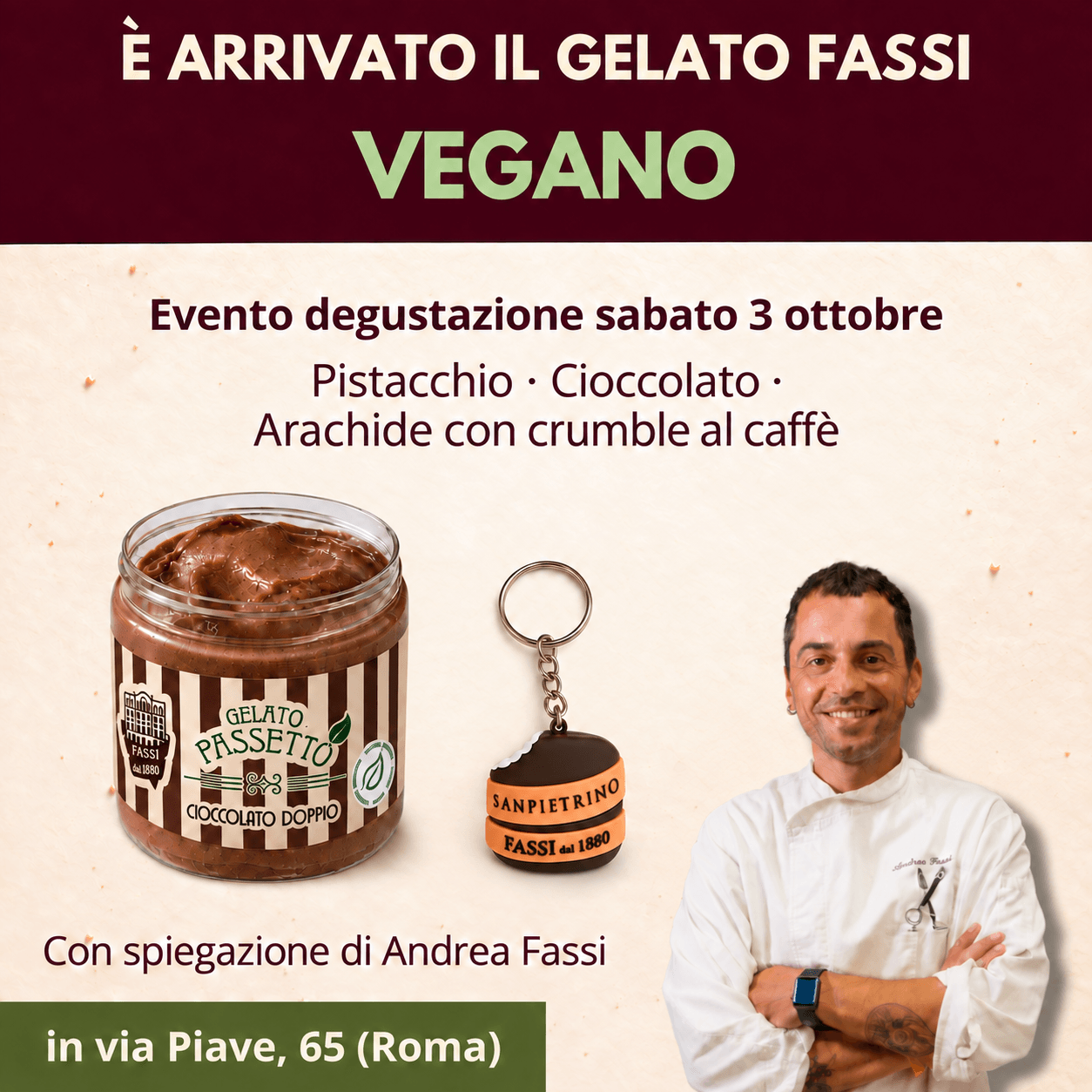 Degustazione gelato vegano Fassi