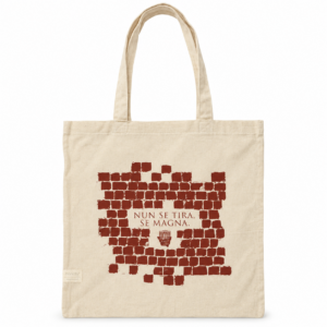 Busta shopper tote bag in stoffa