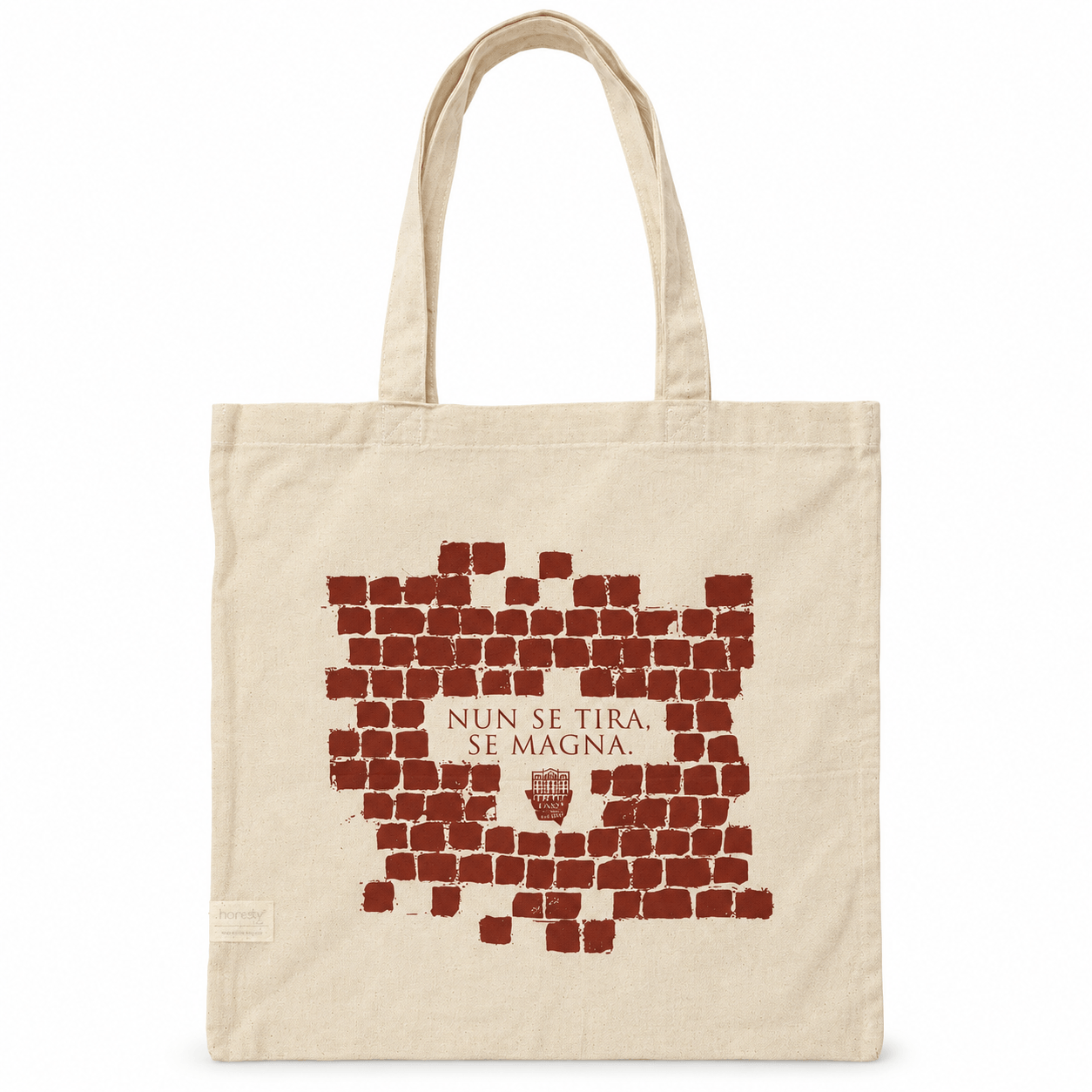 Busta shopper tote bag in stoffa